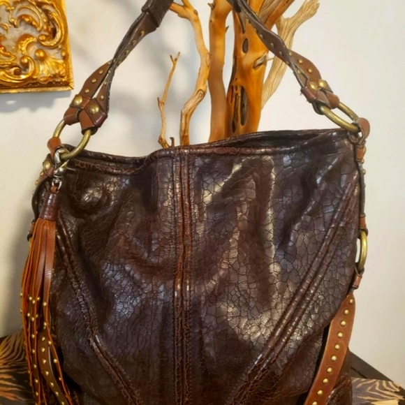 BOTKIER Bombay Crackled LTR SOLD OUT Vintage HB - Picture 6 of 9